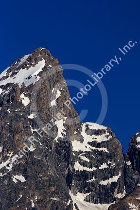 Peaks of the Grand Teton Mountains, Wyoming.