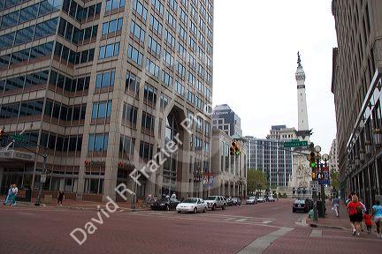 Downtown Indianapolis, Indiana.