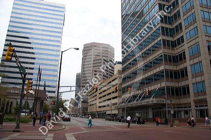 Downtown Indianapolis, Indiana.