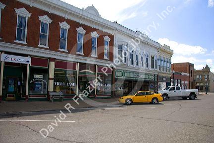 Downtown Bloomfield, Iowa.