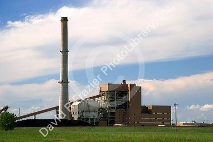 Coal fired power plant at Grand Island, Nebraska.