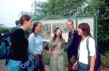 University students at Trier, Germany.