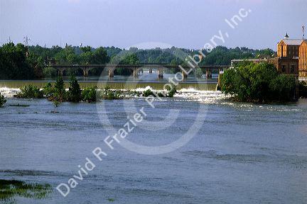 The Chattahoochie River in Columbus, Georgia.