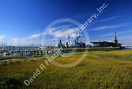 Patriots Point at Charleston Harbor in South Carolina.
