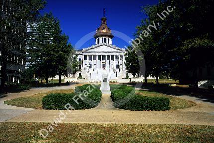 The state capitol building in Columbia, South Carolina.