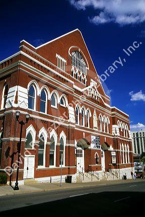 The Ryman Auditorium in Nashville, Tennessee.