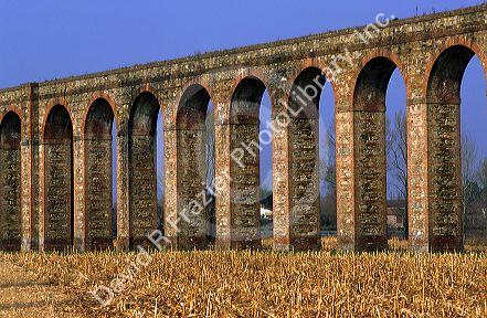 Aquaduct near Lucca, Italy.