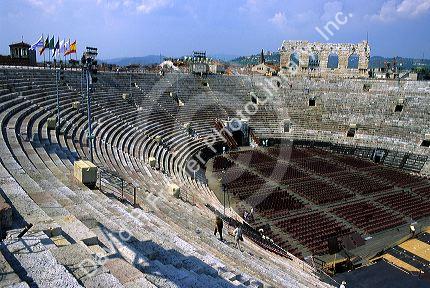 The Amphitheater in Verona, Italy.