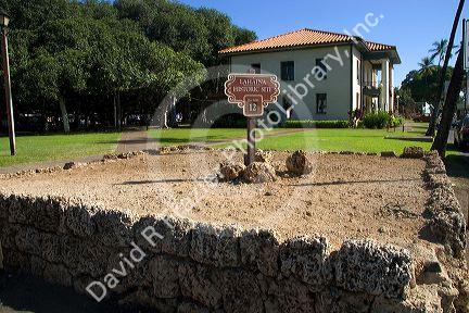 The Old Lahaina Courthouse on the island of Maui, Hawaii.