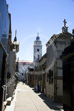 The Recoleta Cemetery in Buenos Aires, Argentina.