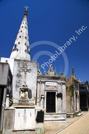 The Recoleta Cemetery in Buenos Aires, Argentina.