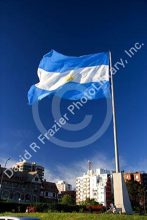 The Argentine flag in Aregentina.