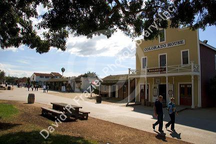 Historic buildings at Old Town, San Diego, California.