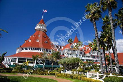 Hotel del Coronado on Coronado Island near San Diego, California.