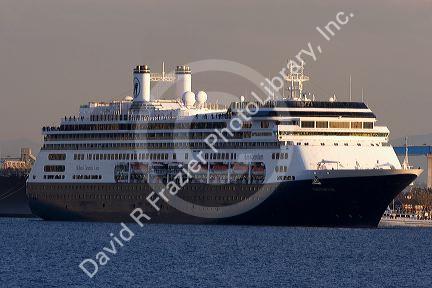 Cruise ship Amsterdam in San Diego, California.