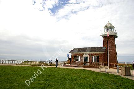Lighthouse at Santa Cruz, California.