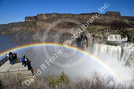 Shoshone Falls on the Snake River in Twin Falls, Idaho.