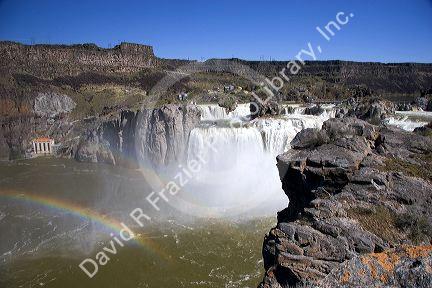 Shoshone Falls on the Snake River in Twin Falls, Idaho.