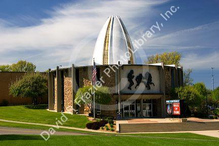 The Pro Football Hall of Fame in Canton, Ohio.