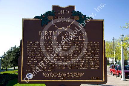 A historical marker reads