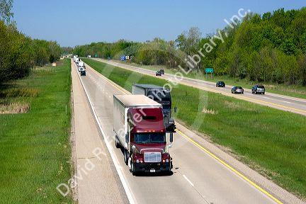 Interstate 96 near Ada, Michigan.