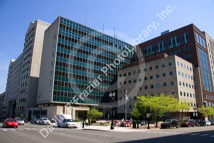 City Hall building in Lansing, Michigan.