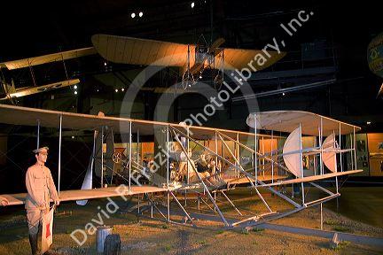 Interior image of the United States Air Force Museum on Wright Patterson Air Force Base at Dayton, Ohio.