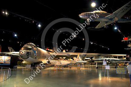 Interior image of the United States Air Force Museum on Wright Patterson Air Force Base at Dayton, Ohio.