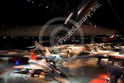 Interior image of the United States Air Force Museum on Wright Patterson Air Force Base at Dayton, Ohio.