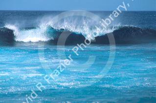 Waves in Hawaii.