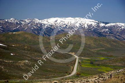Trinity mountain area near Anderson Ranch Reservoir in Idaho.