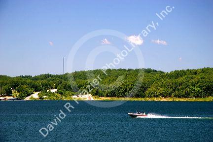 Norfork Lake near Mountain Home, Arkansas.