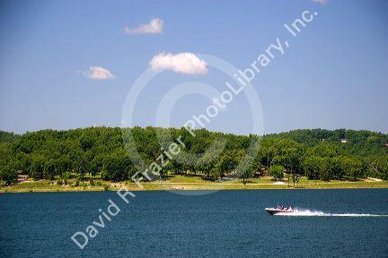 Norfork Lake near Mountain Home, Arkansas.