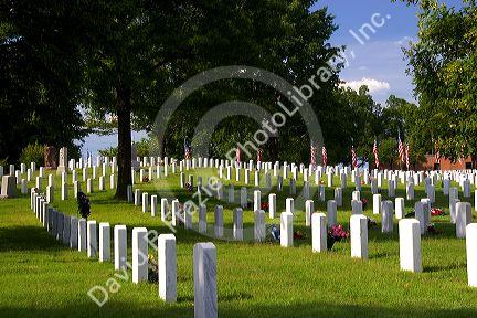 National Cemetery at Ft. Smith, Arkansas.