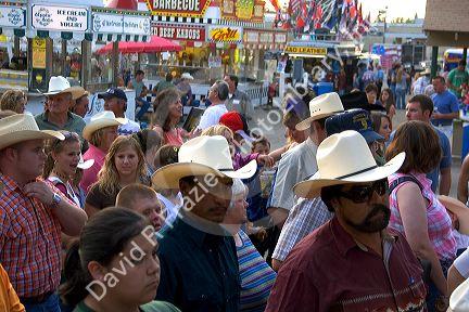 A crowd at the Ft. Smith rodeo in Arkansas.