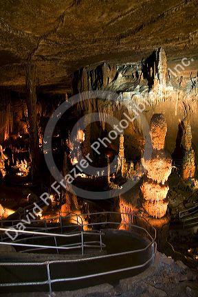 Blanchard Springs Caverns near Mountain View, Arkansas.