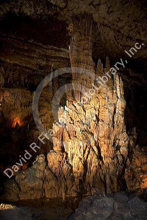 Blanchard Springs Caverns near Mountain View, Arkansas.
