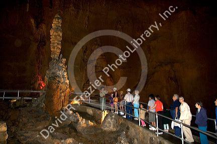 Blanchard Springs Caverns near Mountain View, Arkansas.