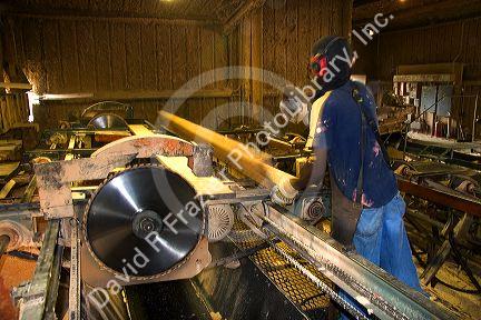 Manufacturing kiln dried hardwood lumber in Des Arc, Arkansas.