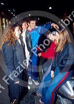 Italian teens hanging out in Sorrento, Italy.