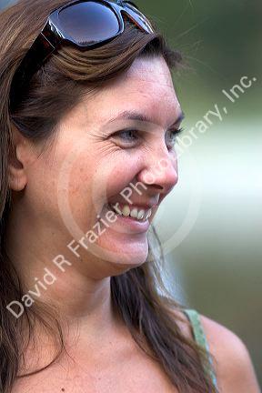 Middle aged American woman.