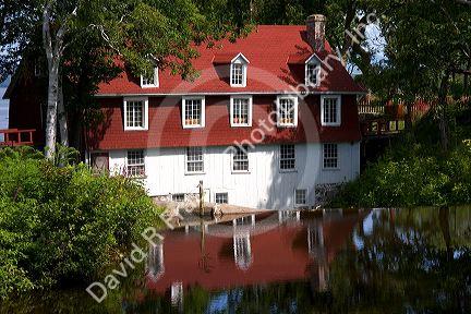 Moulin de Beaumont, a mill built in 1821 near Quebec City, Quebec, Canada.