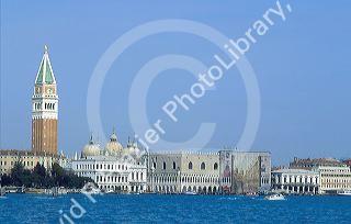 San Marco area of Venice, Italy along the Canale di San Marco.