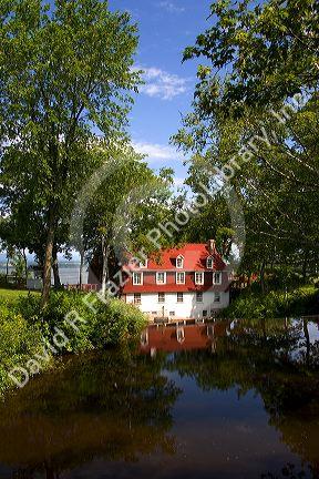 Moulin de Beaumont, a mill built in 1821 near Quebec City, Quebec, Canada.
