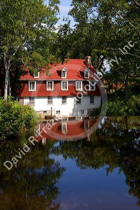 Moulin de Beaumont, a mill built in 1821 near Quebec City, Quebec, Canada.