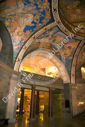 Interior of the Missouri State Capitol Building in Jefferson City.
