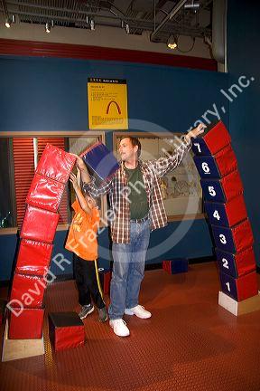 Interactive exhibit at the Union Station Science City in Kansas City, Missouri.