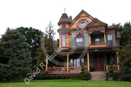 Victorian house at Independence, Missouri.