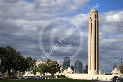 The Liberty Memorial Tower in Kansas City, Missouri.