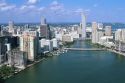 Intracostal waterway in Miami, Florida.